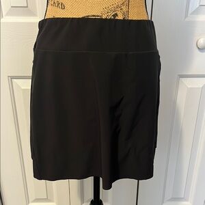 Annika Black Cutter & Buck Black Golf Skort